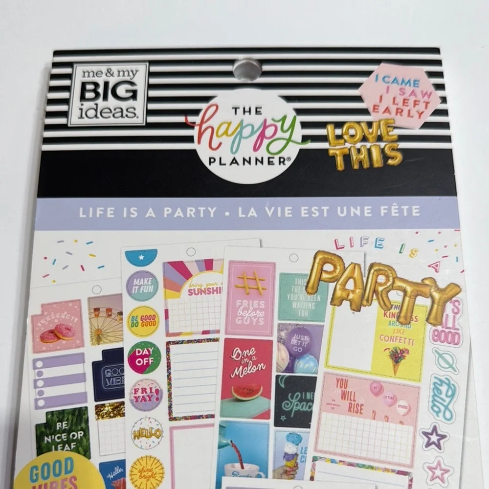 Happy Planner Life is a Party Stickers